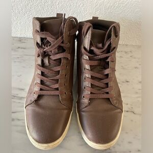 Mens Brown Drew Combat Boot, 9.5